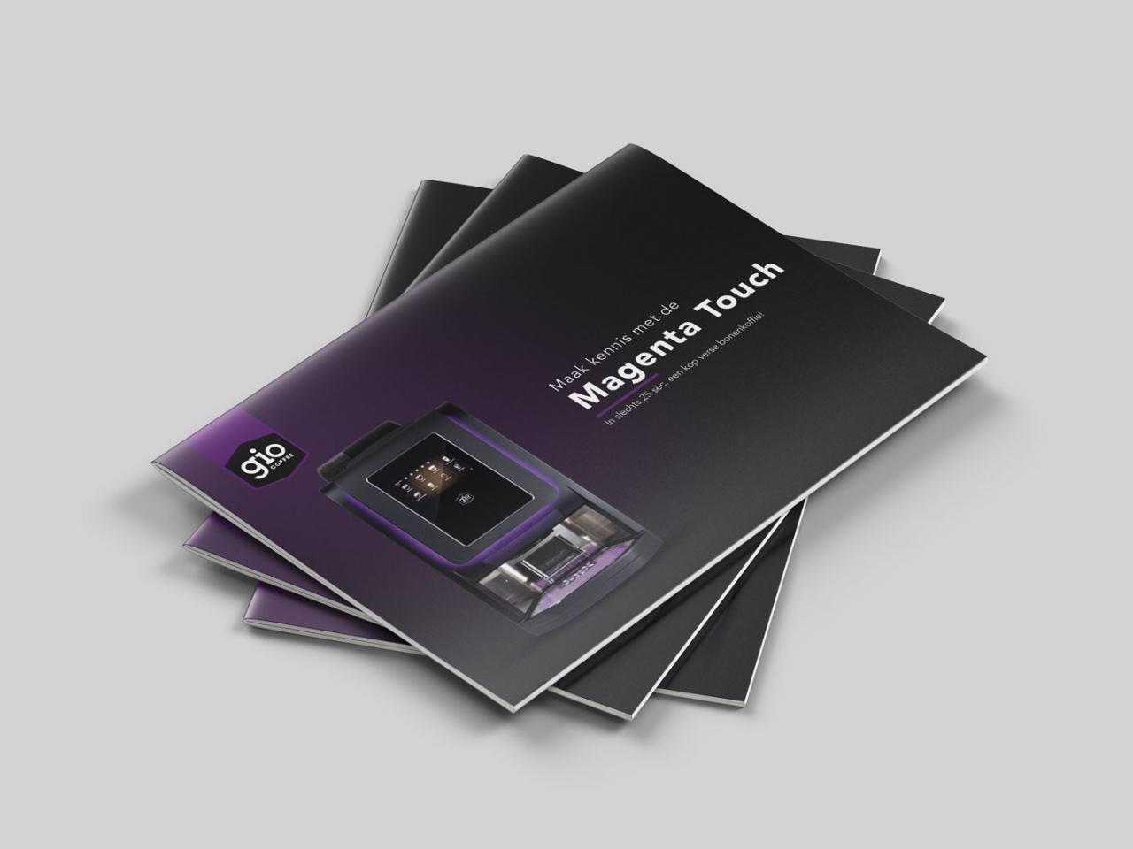 Gio Coffee Brochure - Magenta Touch Koffiebonenmachine